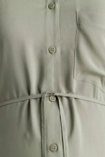 MAMA Tie-belt Shirt Dress