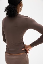 Long-sleeved Microfiber Top